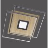 Paul Neuhaus Q-AMIRA Plafoniera LED Legno chiaro, 1-Luce, Telecomando