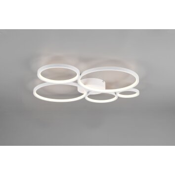 Trio Rondo Plafoniera LED Bianco, 1-Luce