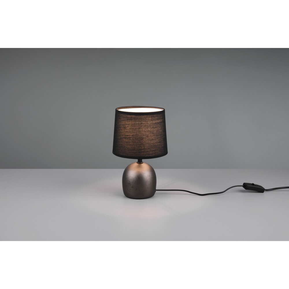 Reality Malu Lampada da tavolo Marrone scuro, Nichel opaco, 1-Luce main product photo