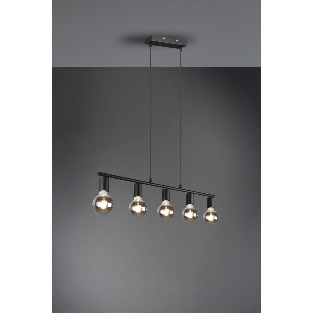 Reality Vannes Lampada a Sospensione Nero, 5-Luci main product photo