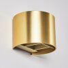 Badajoz Applique LED Oro, Ottone, 1-Luce