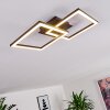 Thara Plafoniera LED Nero, 1-Luce