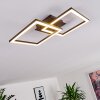 Thara Plafoniera LED Nero, 1-Luce