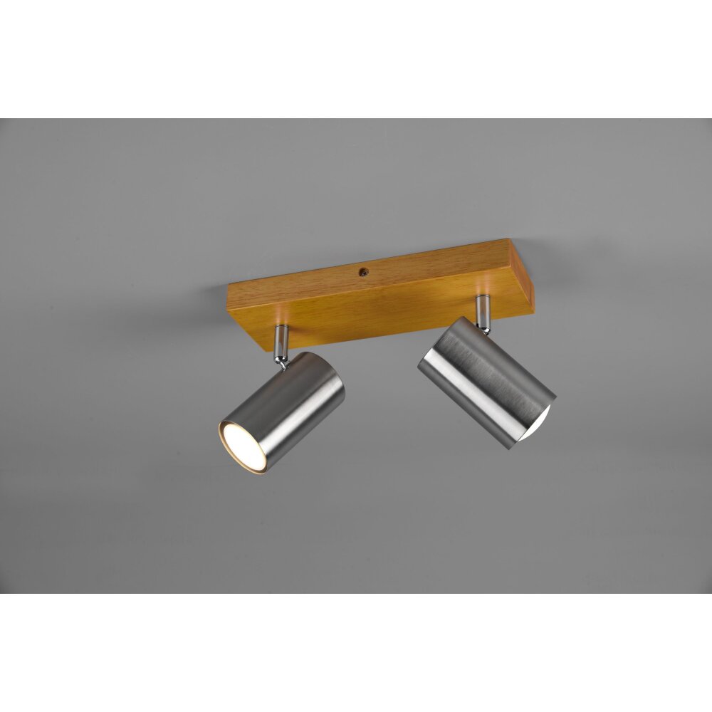 Trio Marley faretto Legno chiaro, 2-Luci main product photo