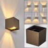 Badajoz Applique LED Marrone, 1-Luce