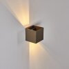 Badajoz Applique LED Marrone, 1-Luce