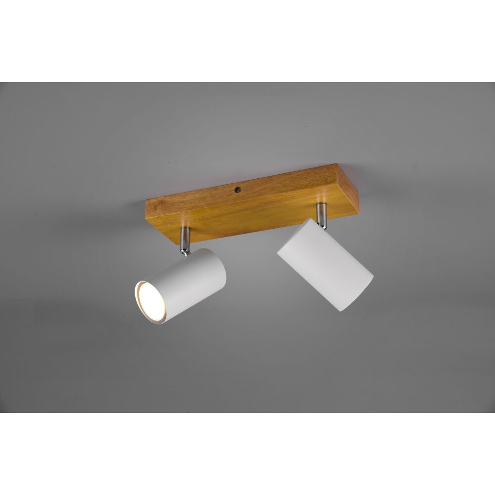 Trio Marley faretto Legno chiaro, 2-Luci main product photo