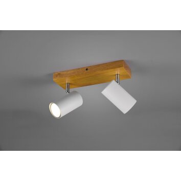 Trio Marley faretto Legno chiaro, 2-Luci