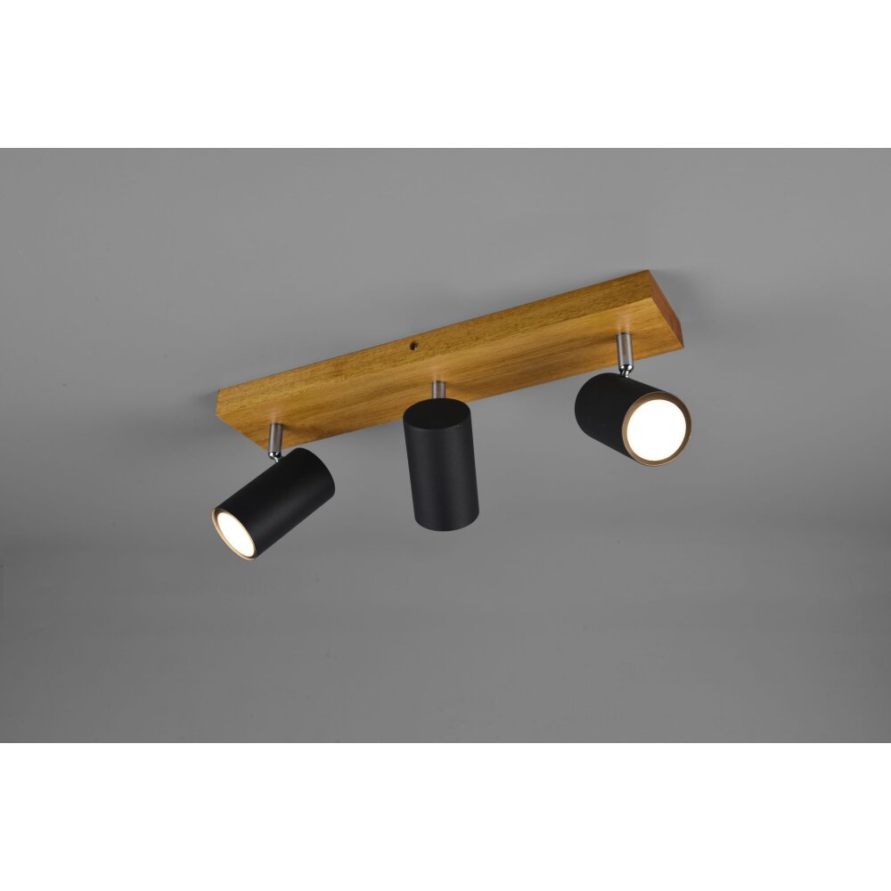 Trio Marley faretto Legno chiaro, 3-Luci main product photo