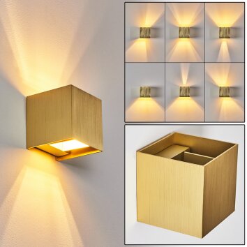 Badajoz Applique LED Oro, Ottone, 1-Luce