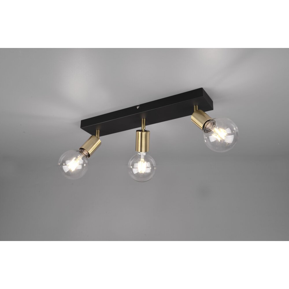 Reality Vannes faretto Nero, 3-Luci main product photo