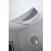 Sil Lux Baltimora Plafoniera Acciaio inox, Bianco, 2-Luci