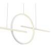 Globo BARRAL Lampadario a sospensione LED Bianco, 1-Luce, Telecomando