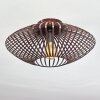 Wemude Plafoniera Ramato, Nero, 1-Luce