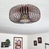 Wemude Plafoniera Ramato, Nero, 1-Luce