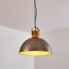 Lampadario a sospensione Tholen Marrone, Argento, 1-Luce