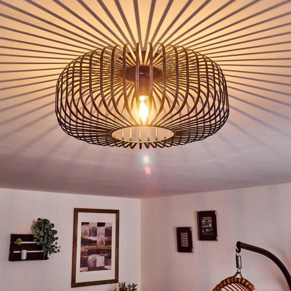 Wemude Plafoniera Nero-Oro, 1-Luce main product photo