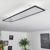 Salmi Plafoniera LED Nero, Bianco, 1-Luce