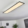 Salmi Plafoniera LED Nero, Bianco, 1-Luce