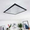 Salmi Plafoniera LED Nero, Bianco, 1-Luce