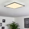 Salmi Plafoniera LED Nero, Bianco, 1-Luce