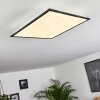 Salmi Plafoniera LED Nero, Bianco, 1-Luce