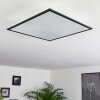 Salmi Plafoniera LED Nero, Bianco, 1-Luce