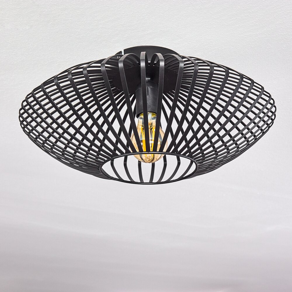 Wemude Plafoniera Nero, 1-Luce