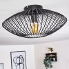 Wemude Plafoniera Nero, 1-Luce