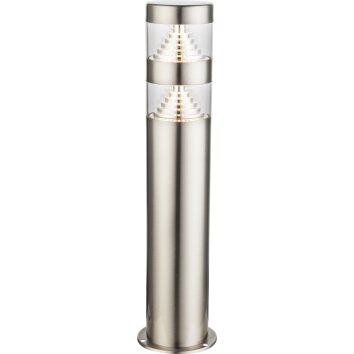 Globo Celio Lampioncino Segnapasso LED Argento, 1-Luce