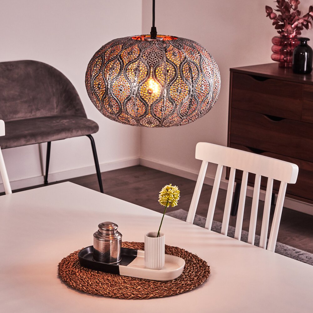 Kemer Lampadario a sospensione Nero, Argento, 1-Luce main product photo