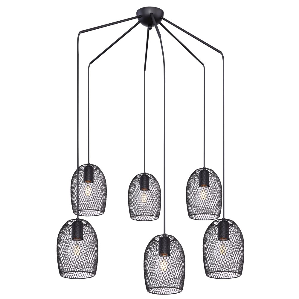 Globo DOPS Lampadario a sospensione Nero, 6-Luci main product photo