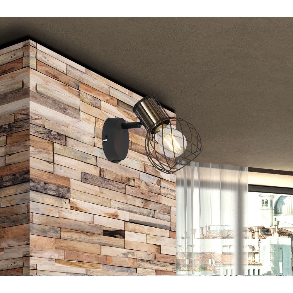 Globo ARGUSTO faretto Nero, 1-Luce main product photo