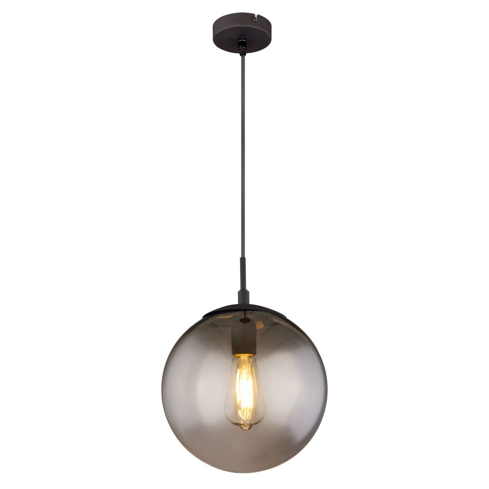 Globo BLAMA Lampadario a sospensione Nero, 1-Luce main product photo