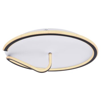 Globo RODAN Plafoniera LED Bianco, 1-Luce, Telecomando