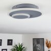 Harea Plafoniera LED Grigio, 1-Luce