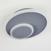 Harea Plafoniera LED Grigio, 1-Luce