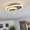 Harea Plafoniera LED Grigio, 1-Luce