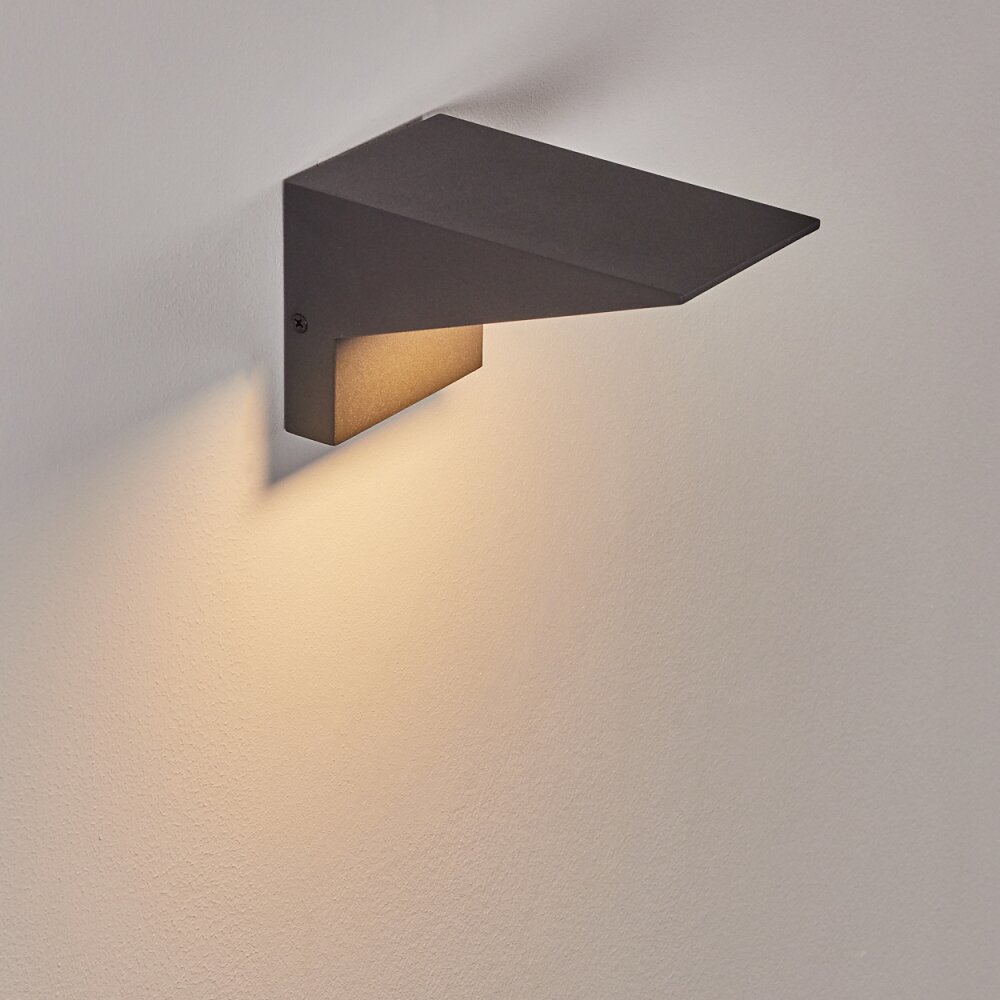 Matlava Applique da esterno LED Antracite, Bianco, 1-Luce