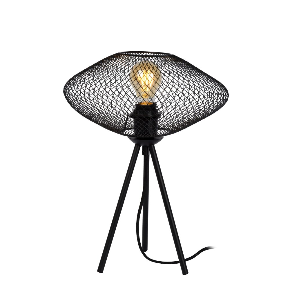 Lucide MESH Lampada da tavolo Nero, 1-Luce main product photo