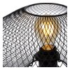 Lucide MESH Lampada da tavolo Nero, 1-Luce