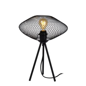 Lucide MESH Lampada da tavolo Nero, 1-Luce