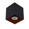 Lucide BIDO Plafoniera Ramato, Nero, 1-Luce