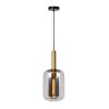 Lucide JOANET Lampada a Sospensione Oro, Ottone, Nero, 1-Luce