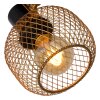 Lucide MAREN Applique Oro, Ottone, Nero, 1-Luce