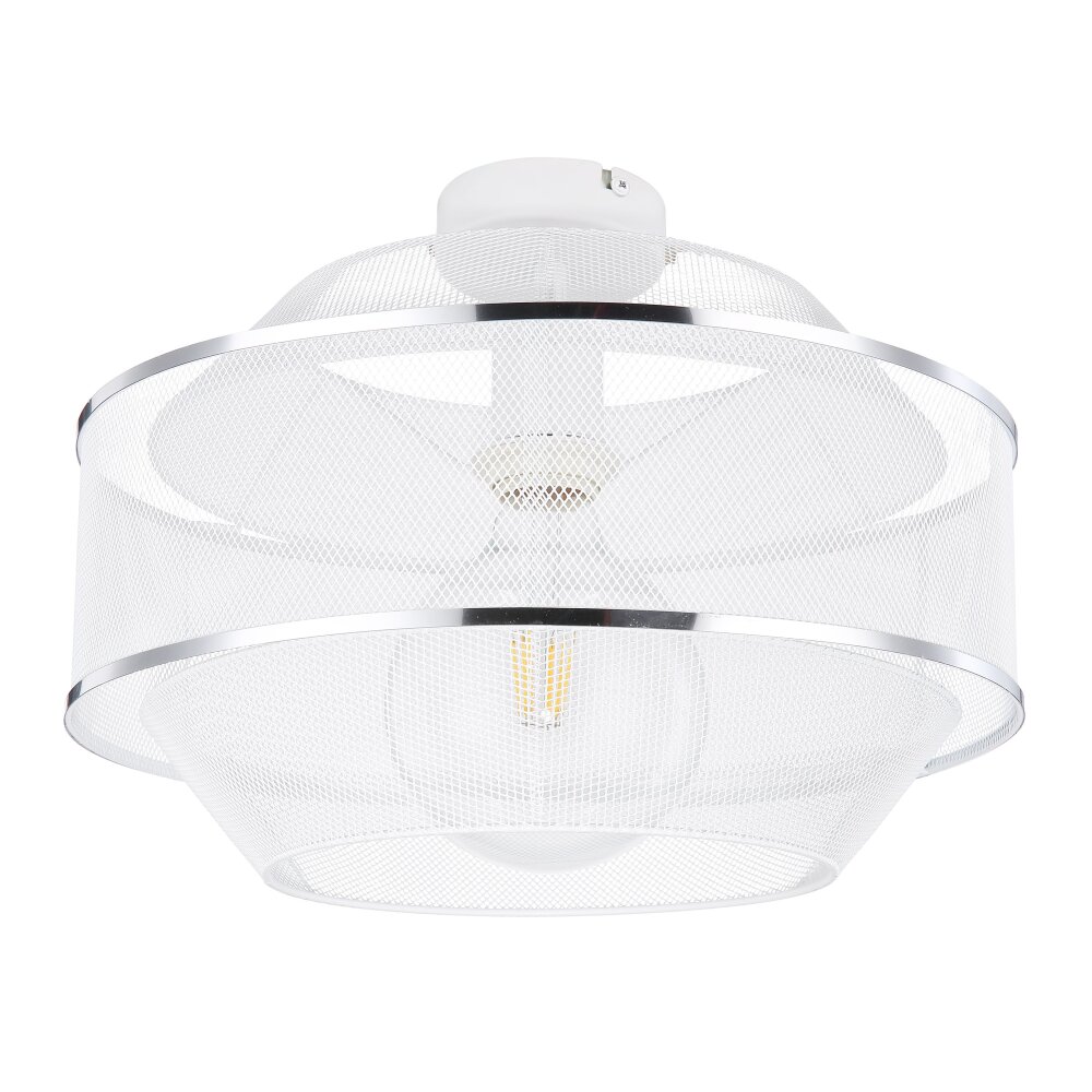 Globo VIGATTO Plafoniera Bianco, 1-Luce