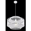 Globo VIGATTO Lampadario a sospensione Bianco, 1-Luce