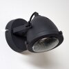 Glostrup Applique LED Nero, 1-Luce