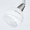 Warga Plafoniera LED Nichel opaco, 1-Luce