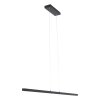 Steinhauer Light Stripe Lampada a Sospensione LED Nero, 1-Luce